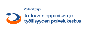 Jatkuvan oppimisen ja työllisyyden palvelukeskus -logo.