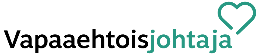 Vapaaehtoisjohtaja-verkkokurssin logo.