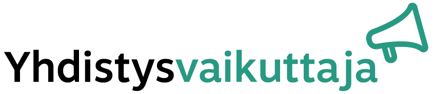 Yhdistysvaikuttaja-verkkokurssin logo.