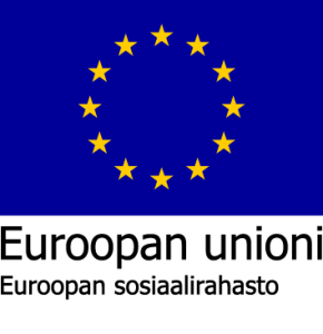 Euroopan sosiaalirahasto n logo.