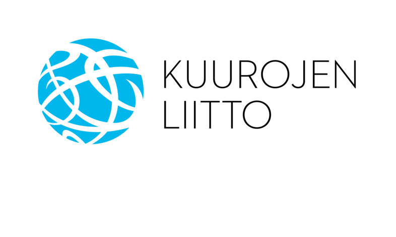 Kuurojen liitto-logo.