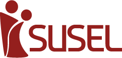 Suomen Seuratanssiliitto SUSEL ry -logo.