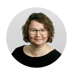 Hymyilevä Hilkka Näse.